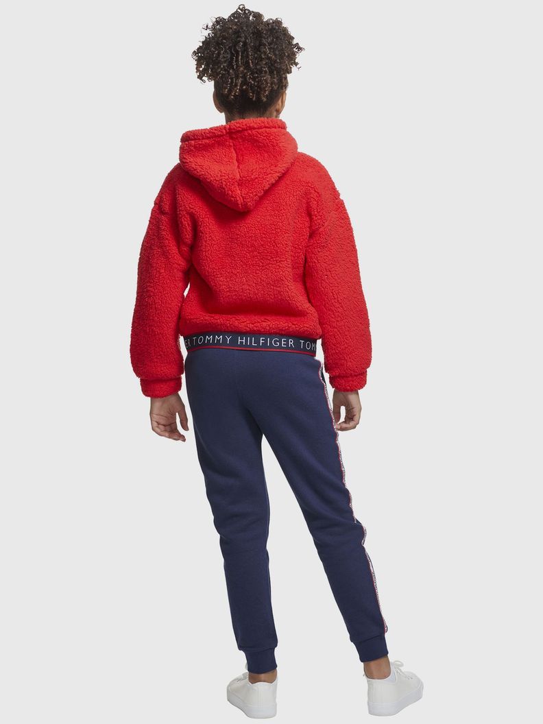 Polerón Hoodie Sherpa Solid Rojo Tommy Hilfiger-2