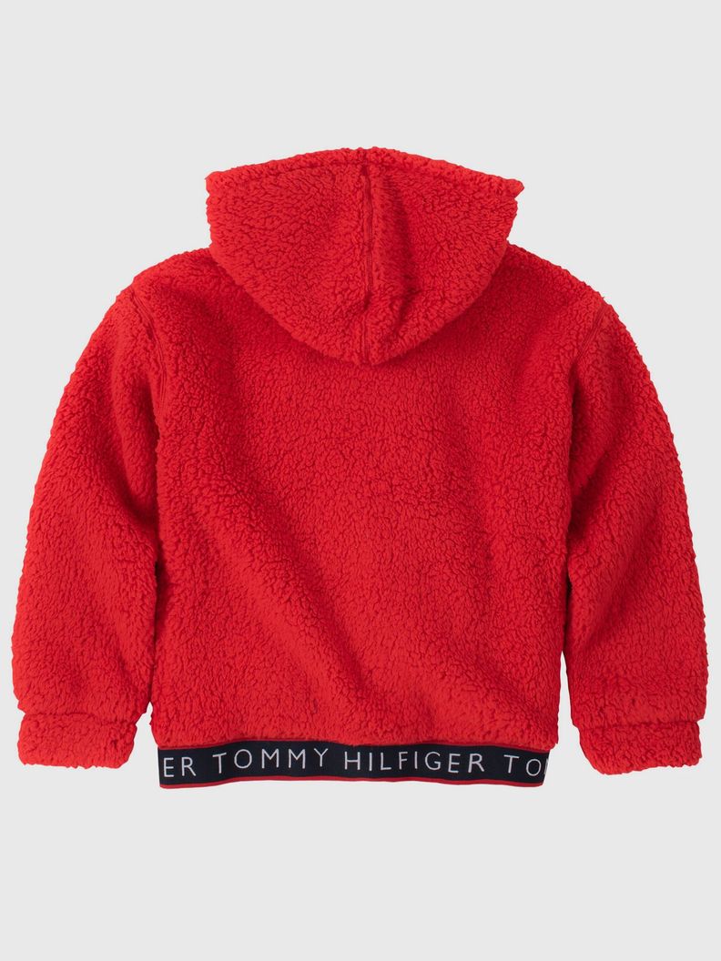 Polerón Hoodie Sherpa Solid Rojo Tommy Hilfiger-5