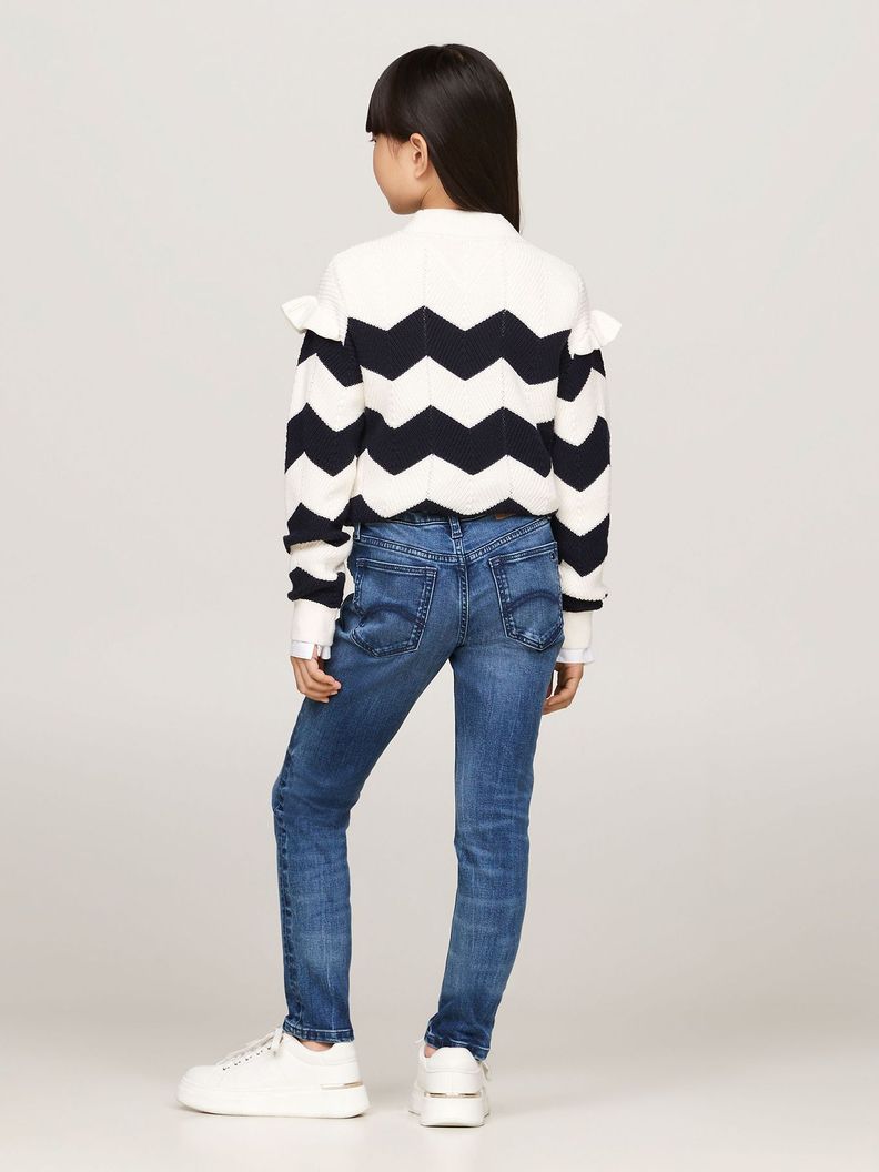 Jeans Nora Con Logo Azul Tommy Hilfiger-2