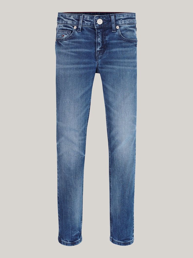 Jeans Nora Con Logo Azul Tommy Hilfiger-4