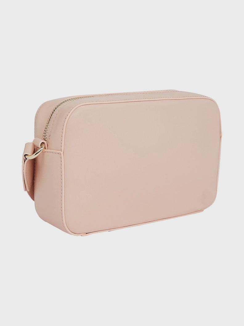 Bandolera Con Logo Metalizado Rosado Tommy Hilfiger-1