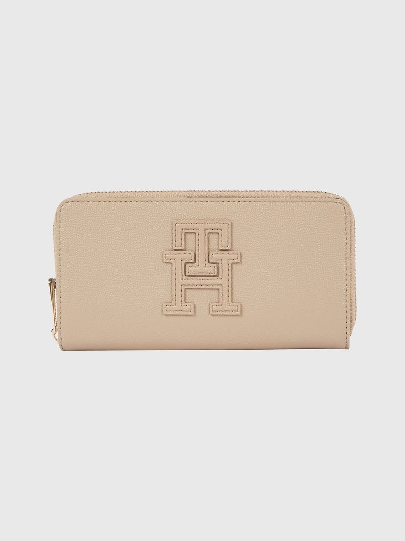 Billetera Large Timeless Monogram Beige Tommy Hilfiger-0