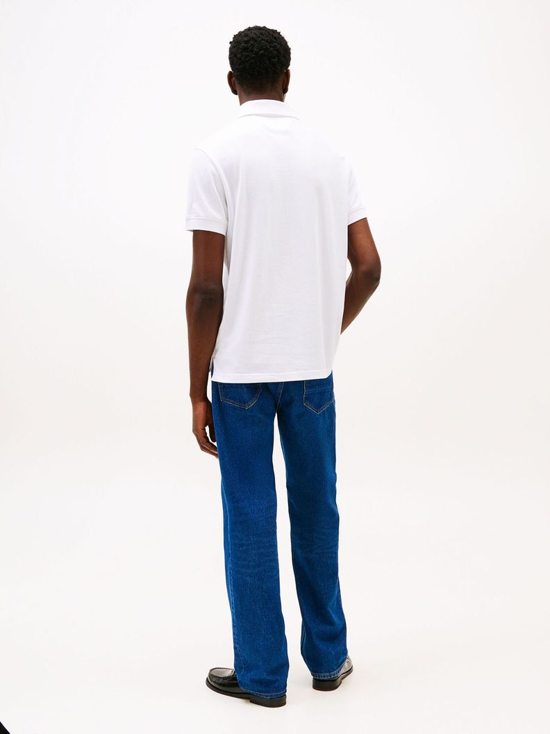 Polo Chest Insert Logo Blanco Tommy Hilfiger-2