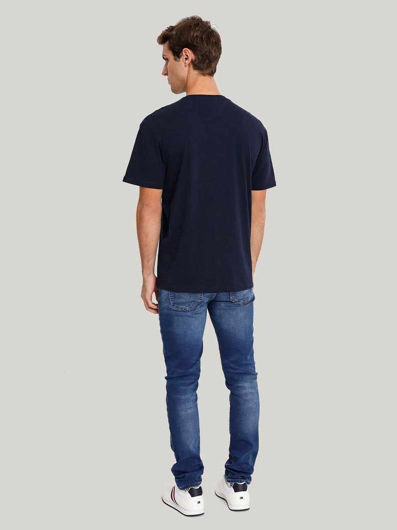 Polera Con Logo Regular Fit Azul Tommy Jeans-2
