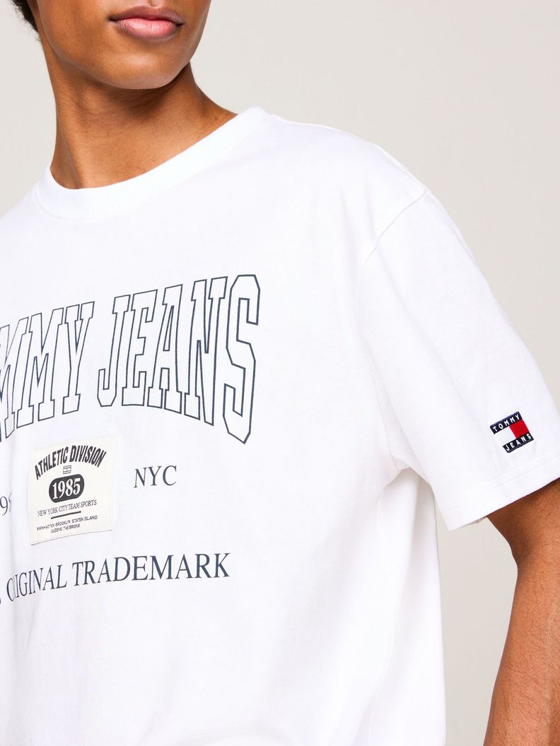 Polera Archive Con Logo Regular Fit Blanco Tommy Jeans-3