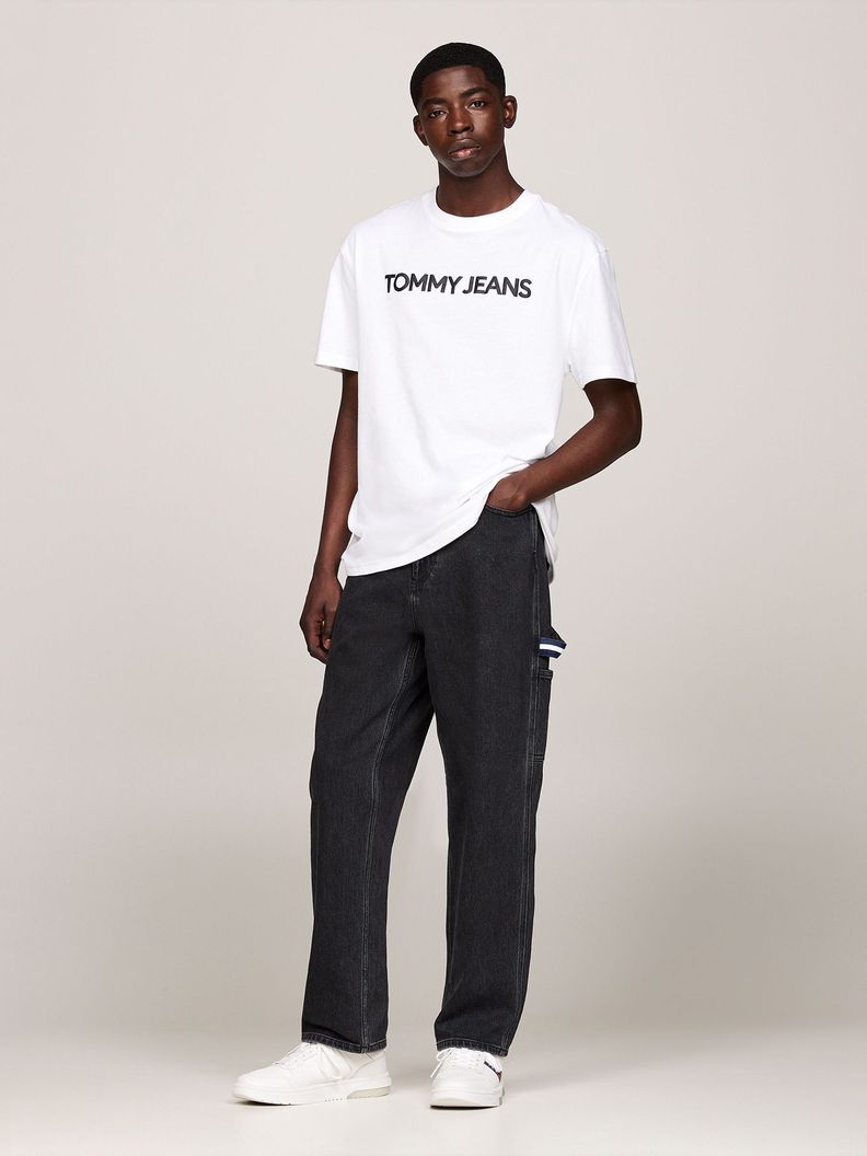 Polera New Classic Con Logo Blanco Tommy Jeans-1