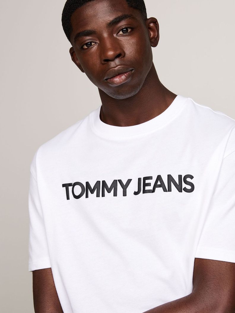 Polera New Classic Con Logo Blanco Tommy Jeans-3
