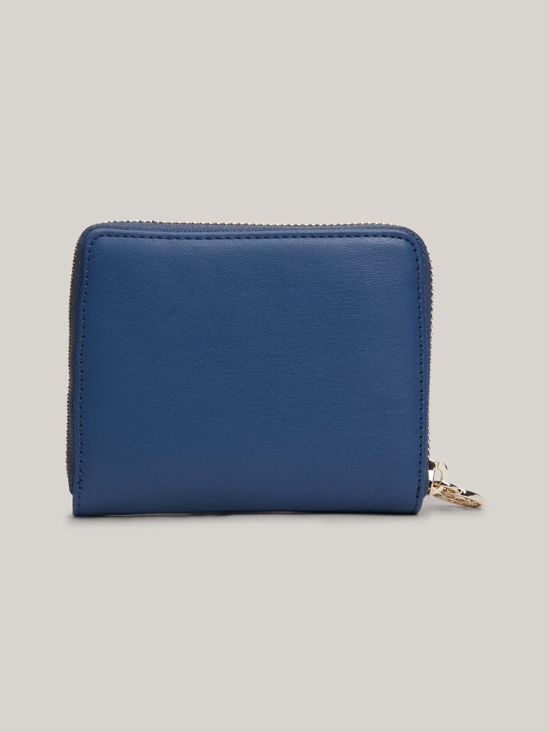 Billetera Diseño Jacquard Cierre Azul Tommy Hilfiger-1