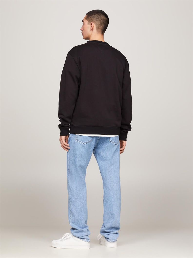 Polerón Essential Con Logo Negro Tommy Jeans-2