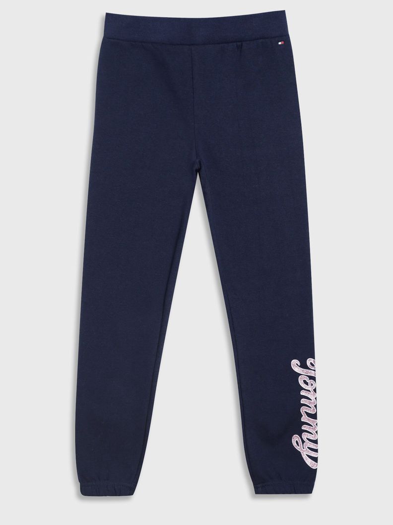 JOGGER LOGO Y BAJOS ELASTICOS AZUL TOMMY HILFIGER-0