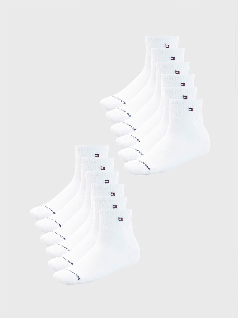 Pack De 6 Par Sport  Calcetines Blanco Tommy Hilfiger-2