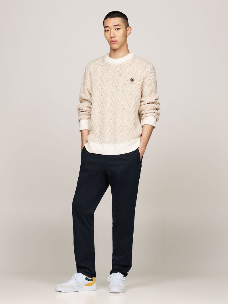 Zapatillas Basket Core-De Cuero Blanco Tommy Hilfiger-1