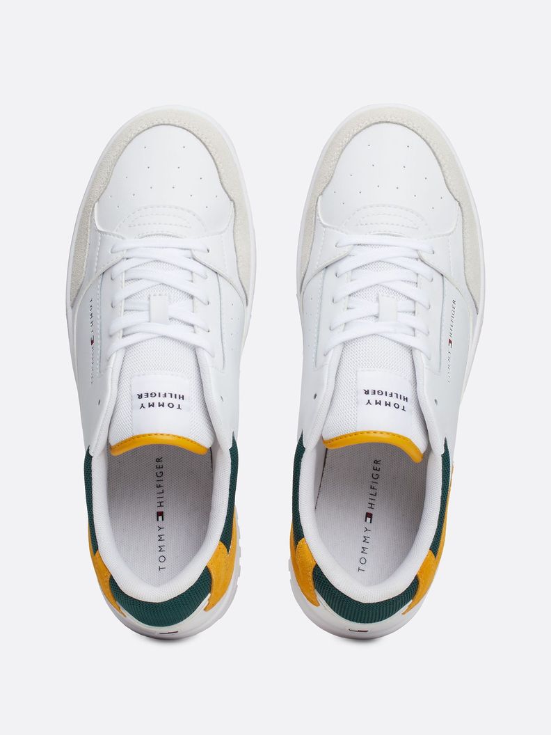 Zapatillas Basket Core-De Cuero Blanco Tommy Hilfiger-2