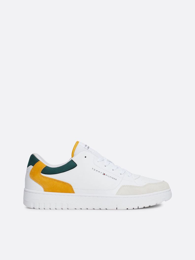 Zapatillas Basket Core-De Cuero Blanco Tommy Hilfiger-4