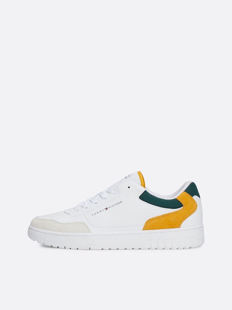 Zapatillas Basket Core-De Cuero Blanco Tommy Hilfiger-5