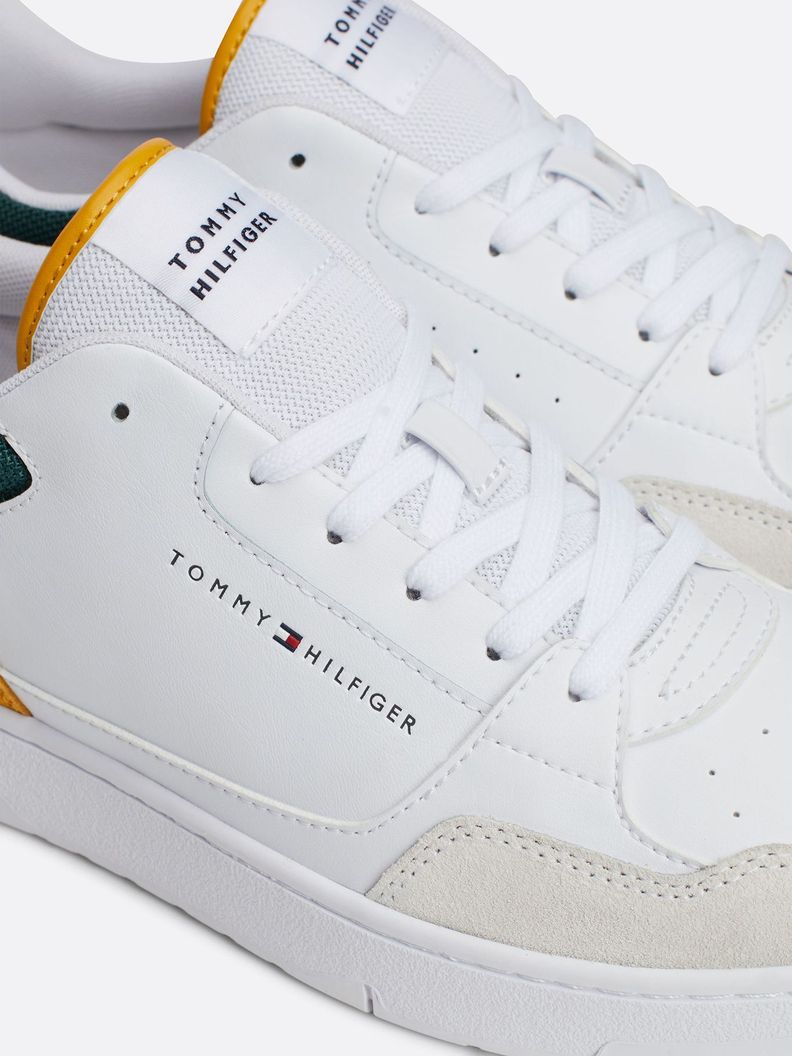 Zapatillas Basket Core-De Cuero Blanco Tommy Hilfiger-6