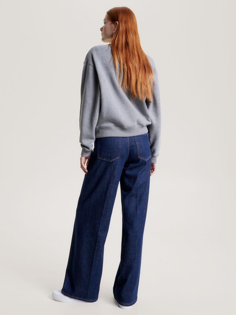 Polerón Modern Con Logo Gris Tommy Hilfiger-2