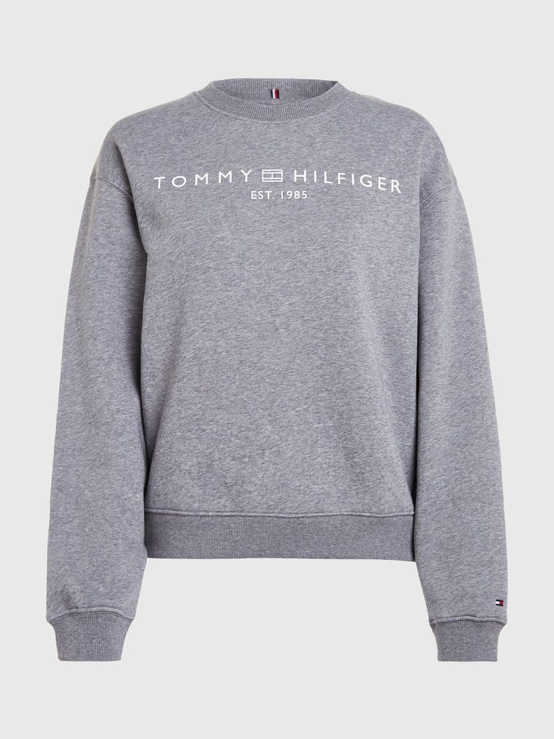Polerón Modern Con Logo Gris Tommy Hilfiger-4