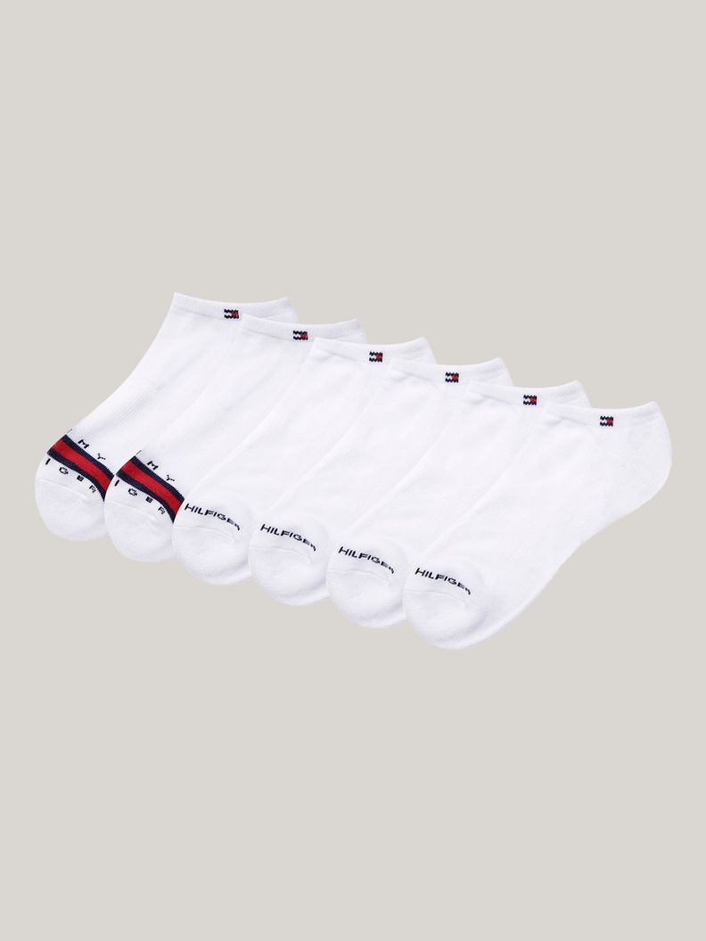 Pack De 6 Calcetin Sport-Athletic Blanco Tommy Hilfiger-0