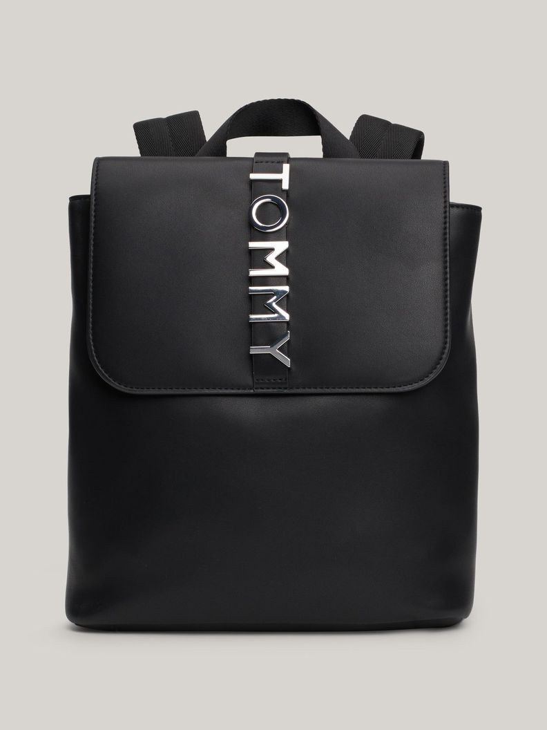 Mochila City Con Logo Metálico Negro Tommy Hilfiger-0