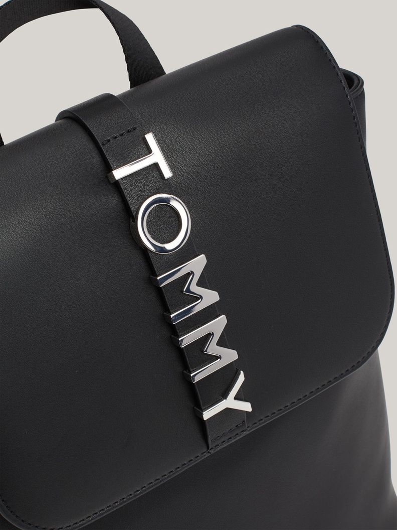 Mochila City Con Logo Metálico Negro Tommy Hilfiger-2