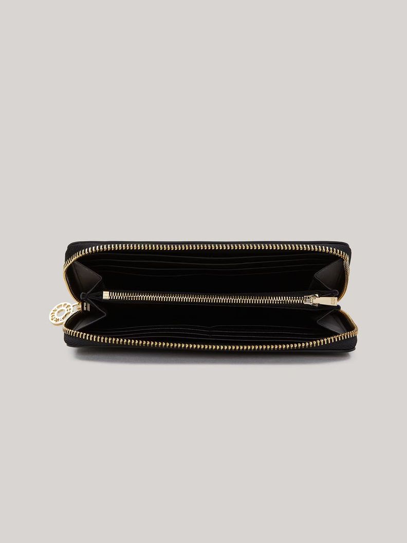 Billetera Distinct Con Cierre Negro Tommy Hilfiger-2