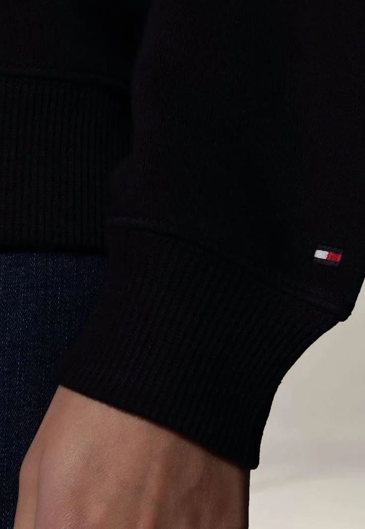 Polerón Hoodie Logo Bordado DW5 Azul Tommy Hilfiger-4