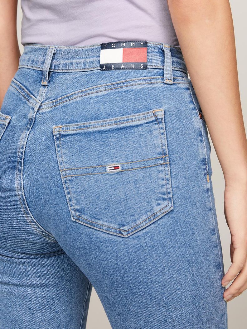 Jeans Mujer Skinny Talle Alto Azul Tommy Jeans-3