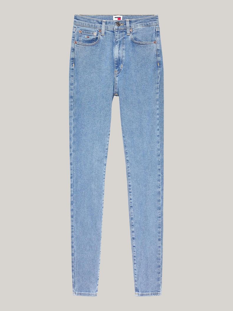 Jeans Mujer Skinny Talle Alto Azul Tommy Jeans-4