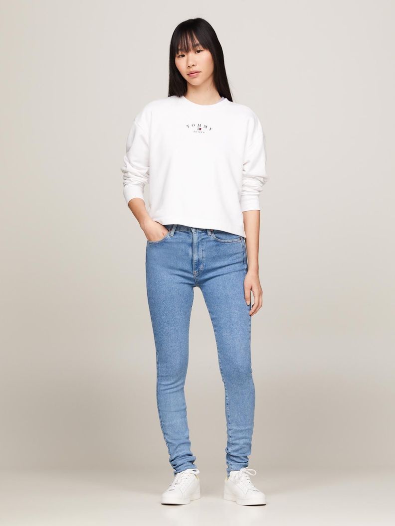 Jeans Mujer Skinny Talle Alto Azul Tommy Jeans-0