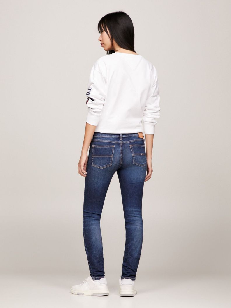 JEANS SOPHIE SKINNY DE TALLE BAJO AZUL TOMMY JEANS-2