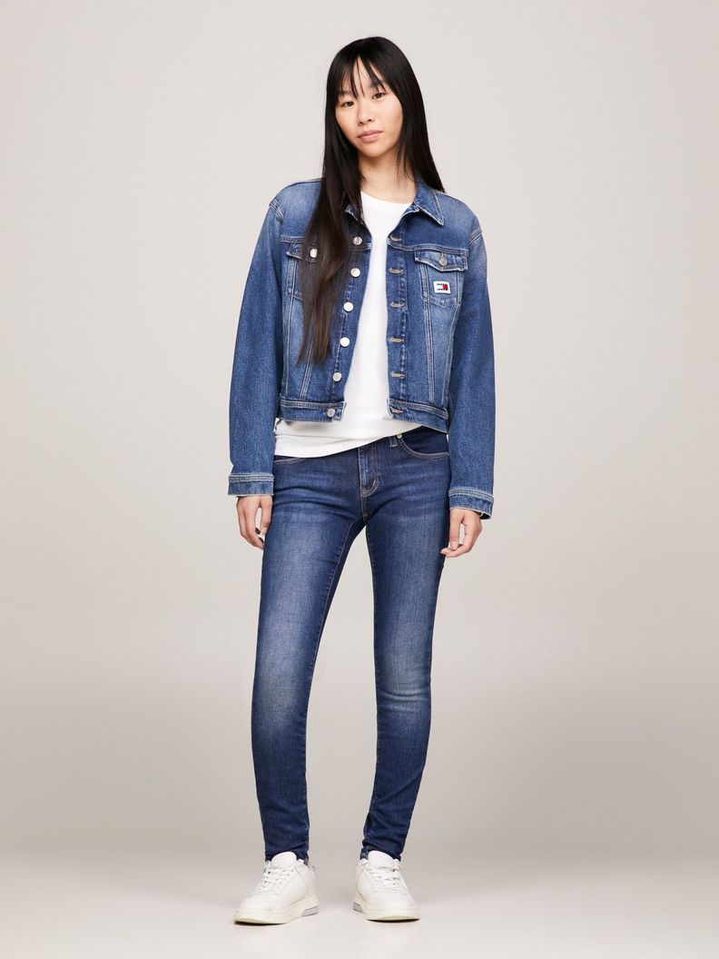 JEANS SOPHIE SKINNY DE TALLE BAJO AZUL TOMMY JEANS-0