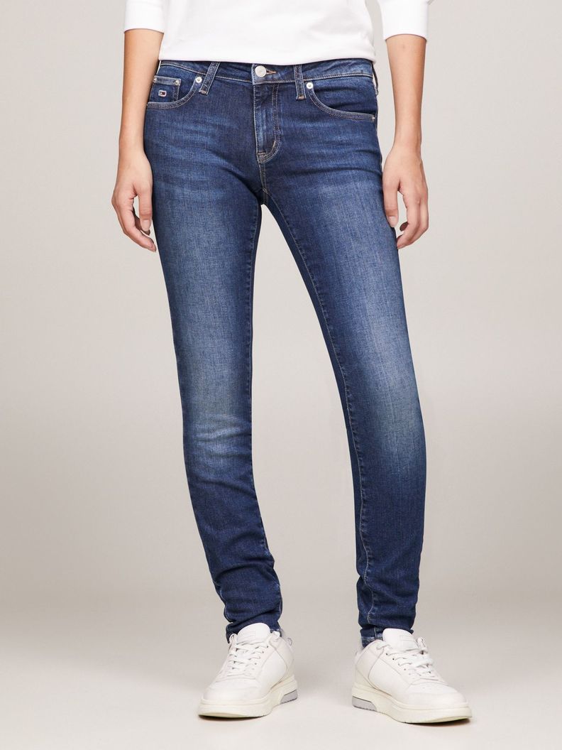 JEANS SOPHIE SKINNY DE TALLE BAJO AZUL TOMMY JEANS-1
