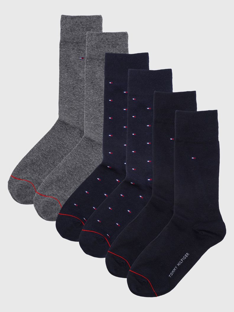 Pack De 3 Calcetin Essential Multicolor Tommy Hilfiger-0