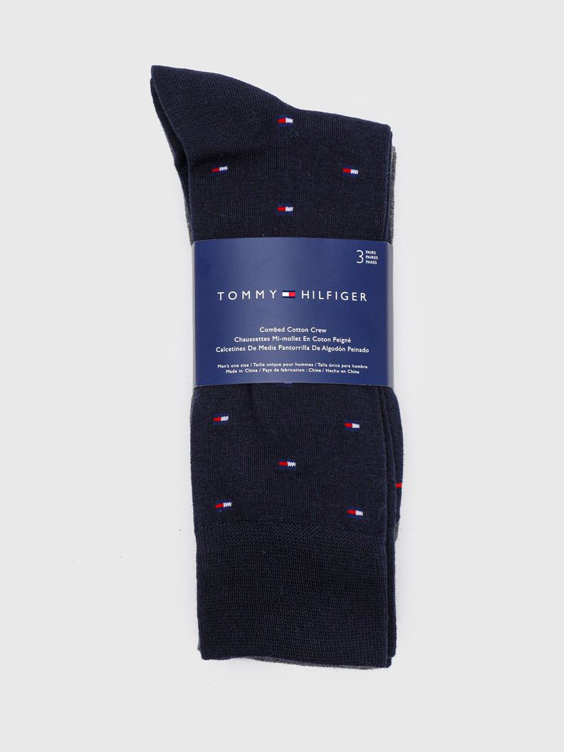 Pack De 3 Calcetin Essential Multicolor Tommy Hilfiger-1