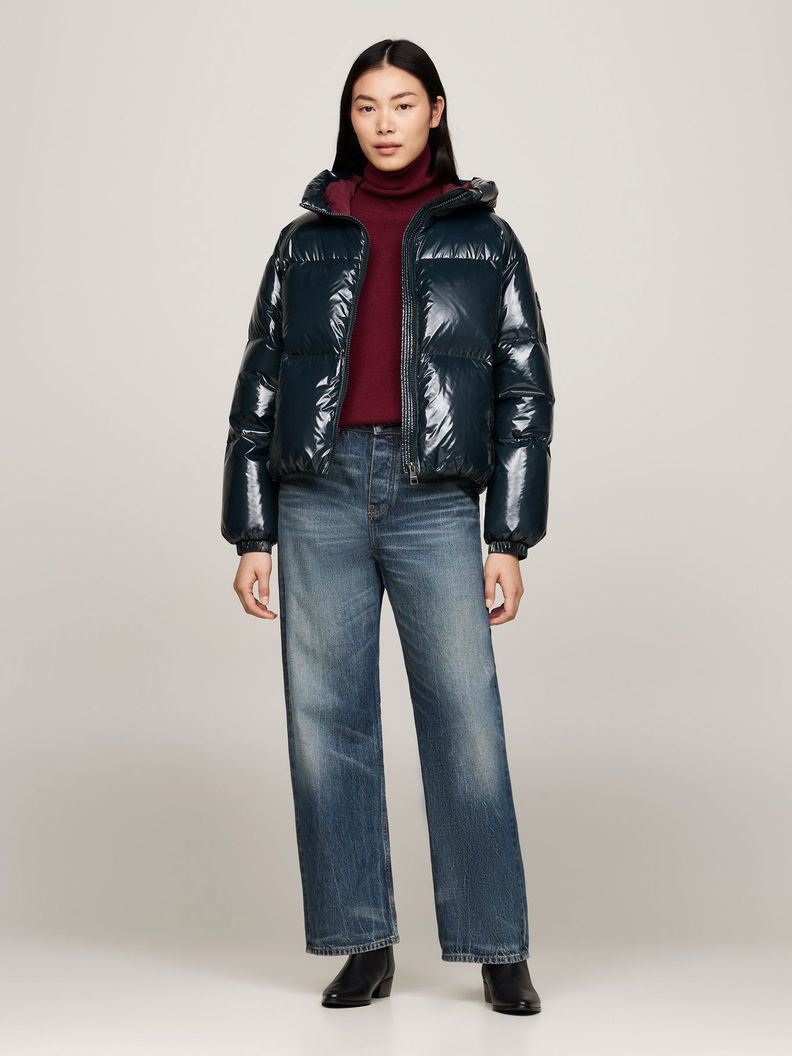 Parka New York Gloss Azul Tommy Hilfiger-1