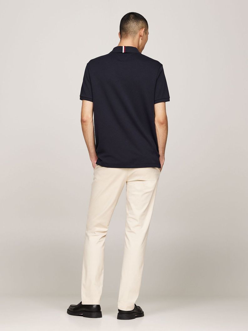 Polo Interlock Monogram Azul Tommy Hilfiger-2