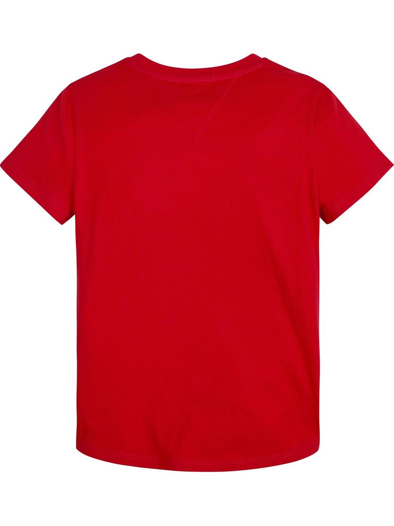 Polera Essential Con Logo Script Rojo Tommy Hilfiger-1
