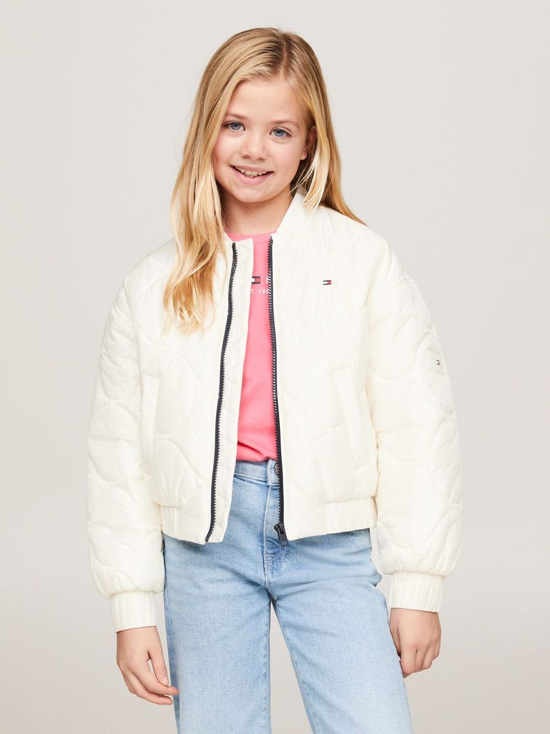 Chaqueta Bomb Oversize Acolchada Blanco Tommy Hilfiger-0