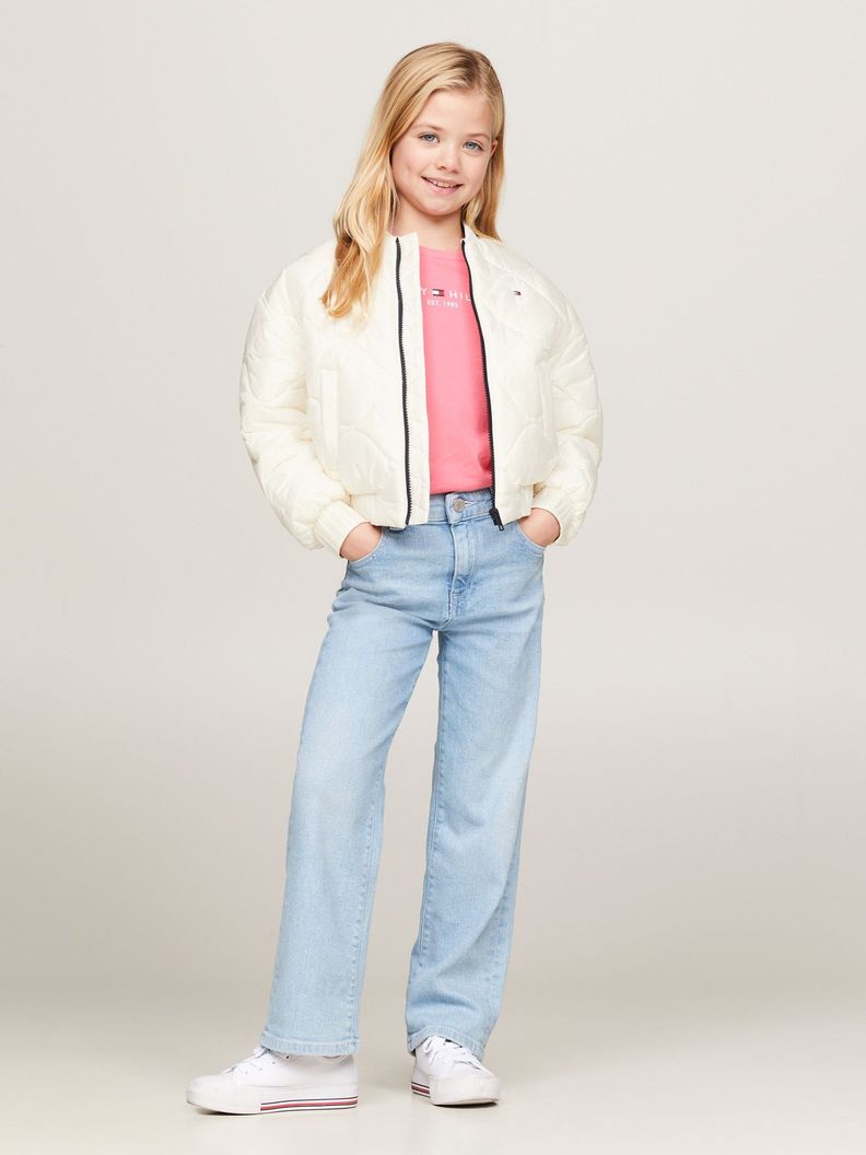 Chaqueta Bomb Oversize Acolchada Blanco Tommy Hilfiger-1