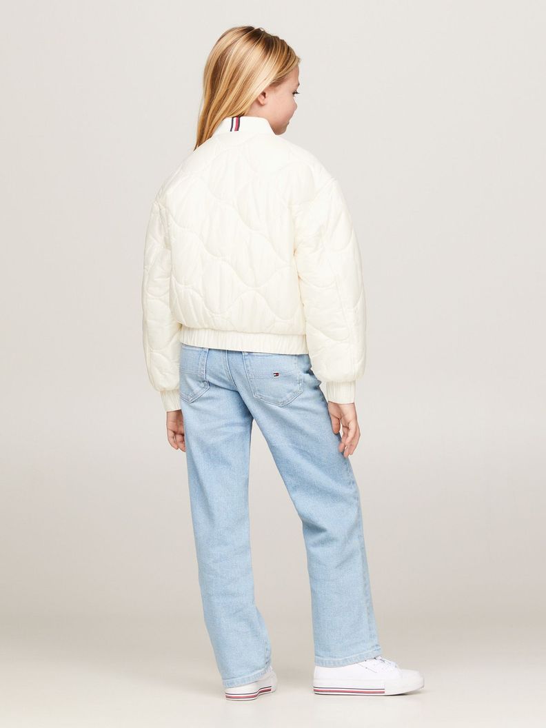 Chaqueta Bomb Oversize Acolchada Blanco Tommy Hilfiger-2