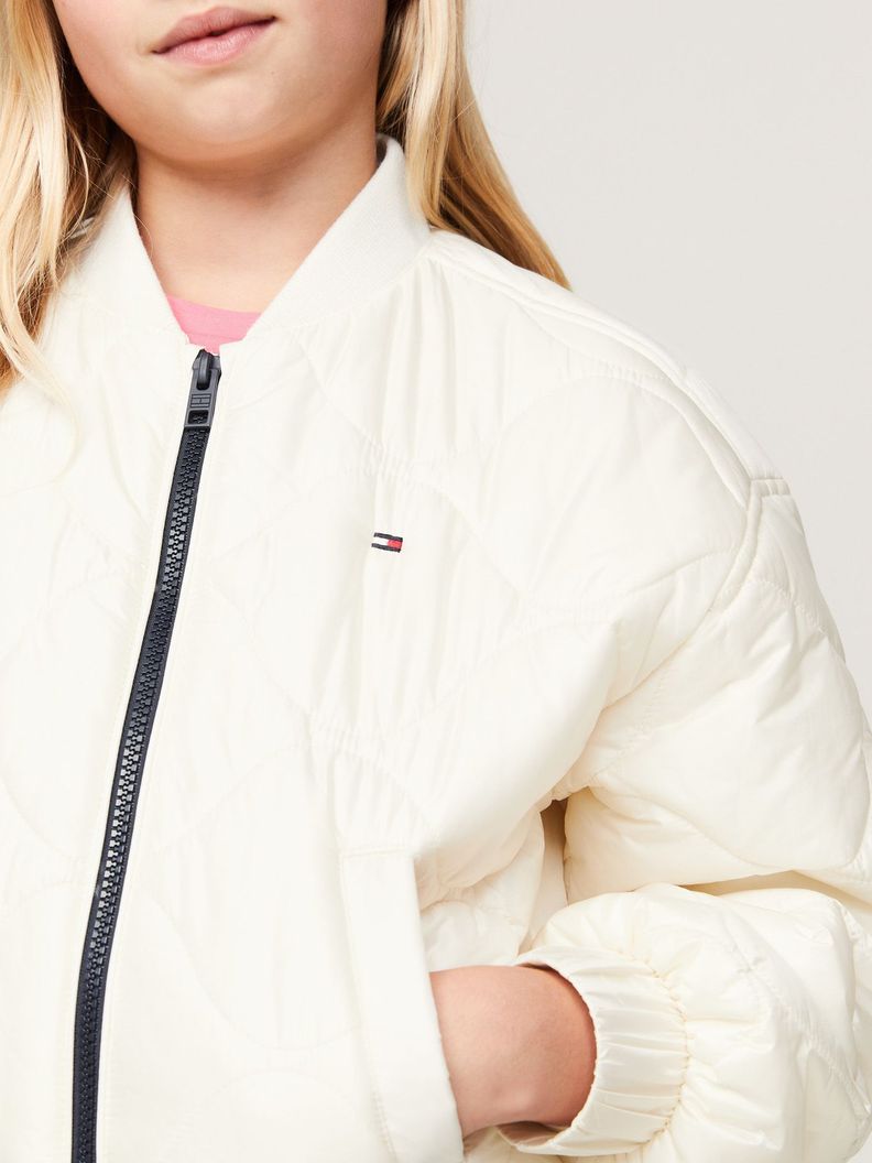 Chaqueta Bomb Oversize Acolchada Blanco Tommy Hilfiger-3