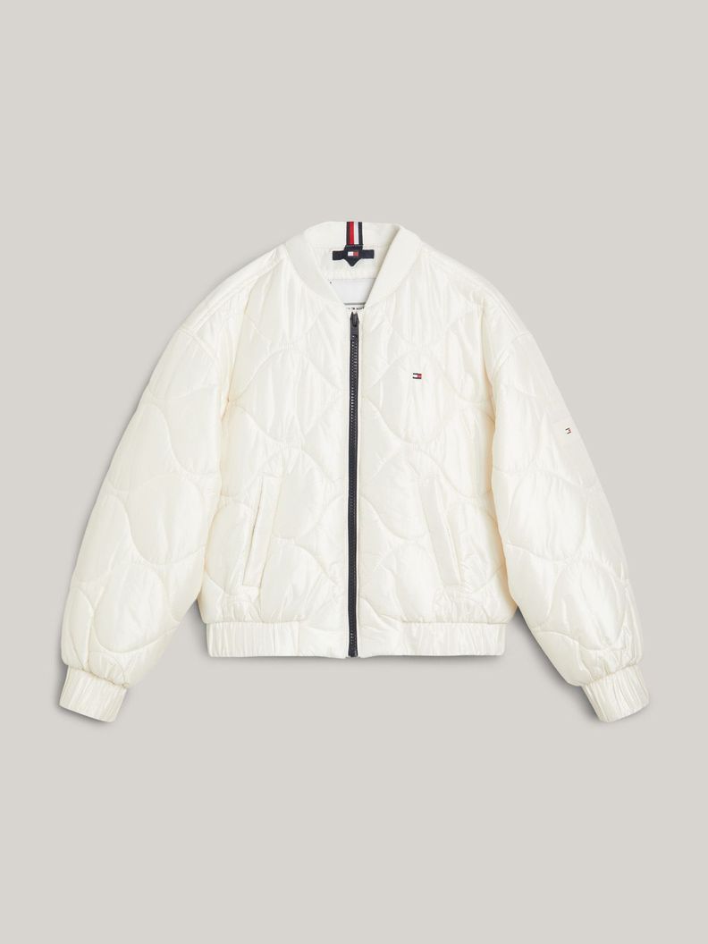 Chaqueta Bomb Oversize Acolchada Blanco Tommy Hilfiger-4