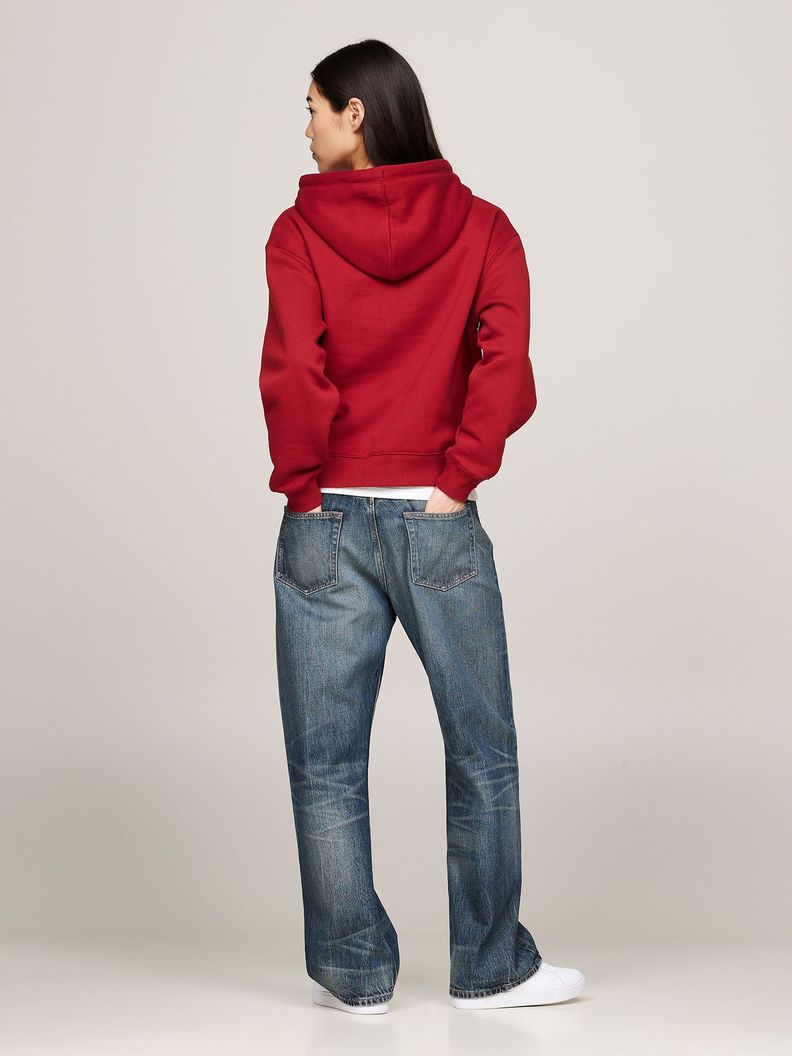 Polerón Hoodie Logo Bordado XXN Rojo Tommy Hilfiger-2