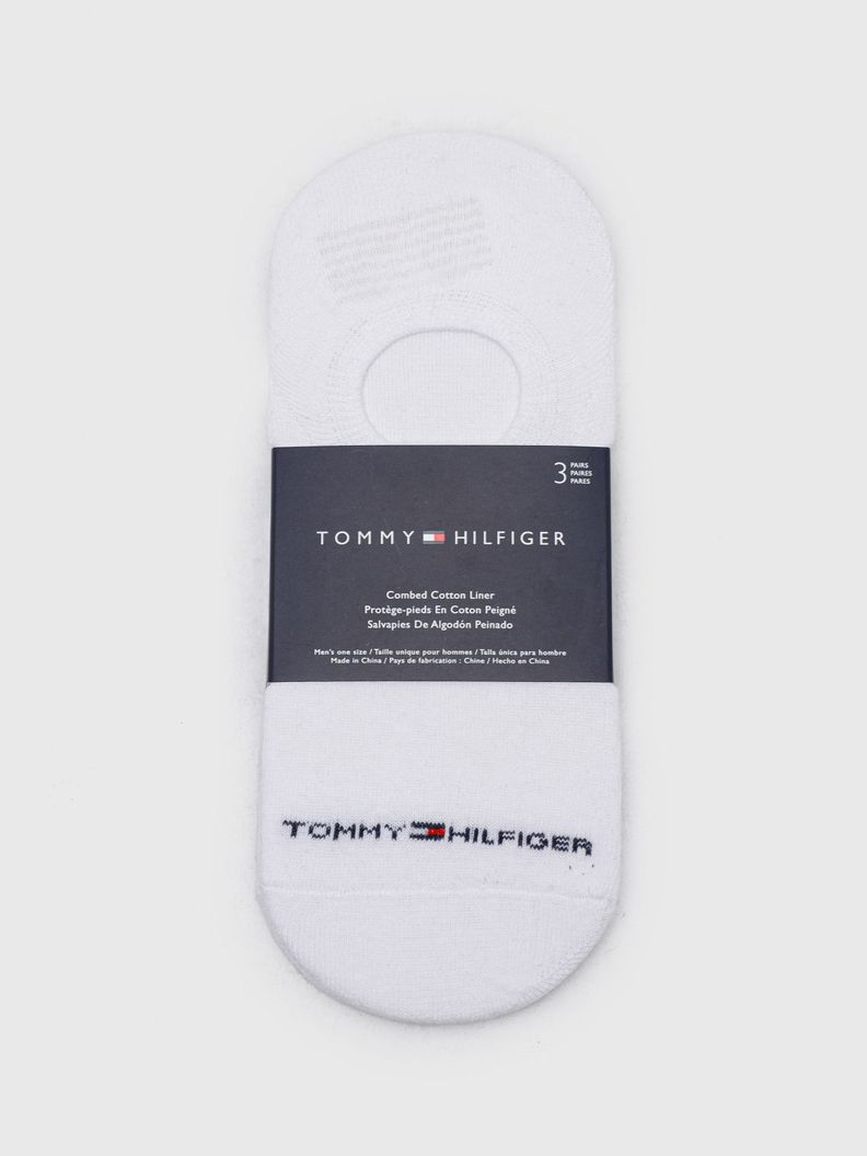 Pack De 3 Pares De Calcetines Sport Sneaker Liner Blanco Tommy Hilfiger-1