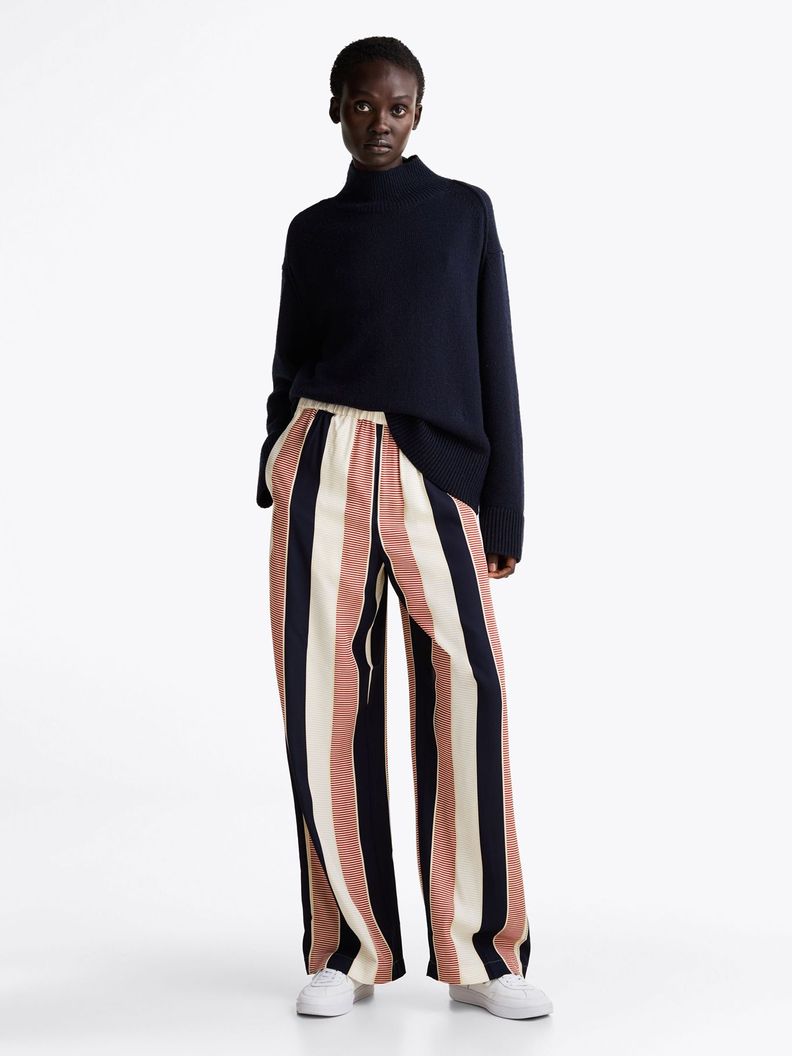 Pantalón Stripe Corte Amplio Multicolor Tommy Hilfiger-0
