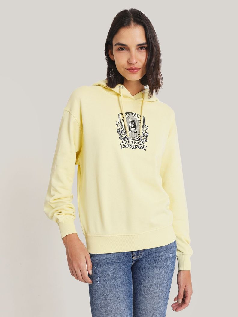 Tommy Jeans Poleron Tommy Amarillo Poleron Tommy Hilfiger Amarillo