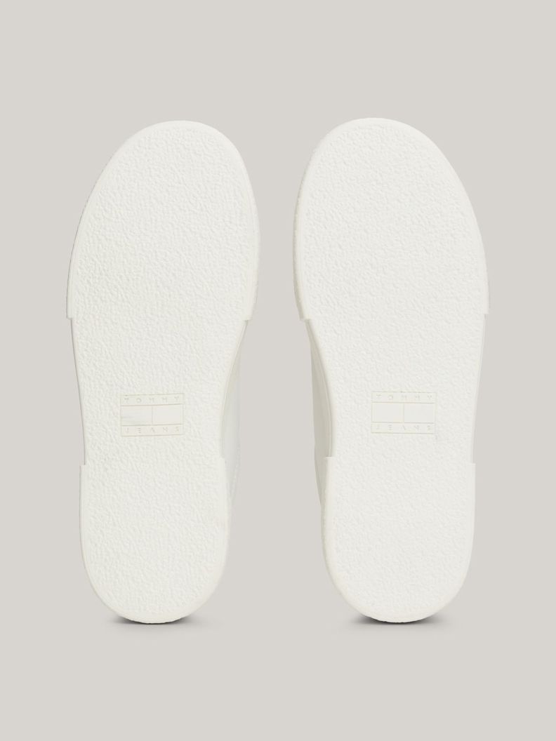 Zapatillas De Plataforma Con Logo Blanco Tommy Hilfiger-3