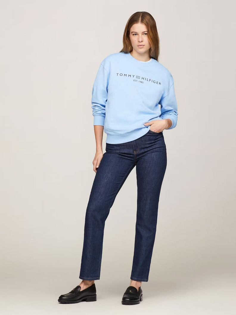Polerón Modern Con Logo Celeste C1Z Tommy Hilfiger-1