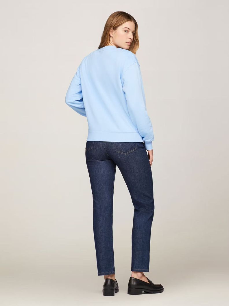 Polerón Modern Con Logo Celeste C1Z Tommy Hilfiger-2